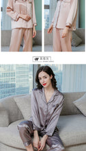 Wholesale Silk Pajamas Women's Summer Long Sleeve Two-Piece Set 100% Silk Couples Home Furnishing Silk Women's Suit Autumn