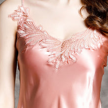 Women's summer sexy 100% silk embroidery short skirt casual home clothes d33162