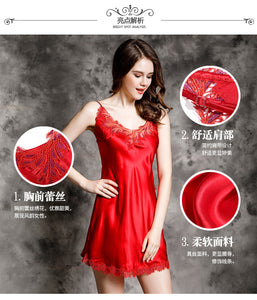 Women's summer sexy 100% silk embroidery short skirt casual home clothes d33162